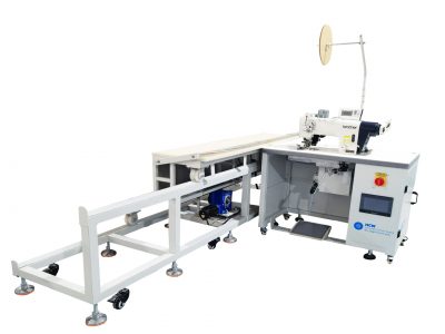 S-CT22-L02 Double Needle Curtain Hemming and Tape Attaching with Moving Platform Workstation